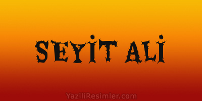 SEYİT ALİ